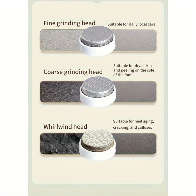 Electric Callus Remover Rechargeable Foot File Portable Electric Pedicure Tool for Corn and Callus Removal