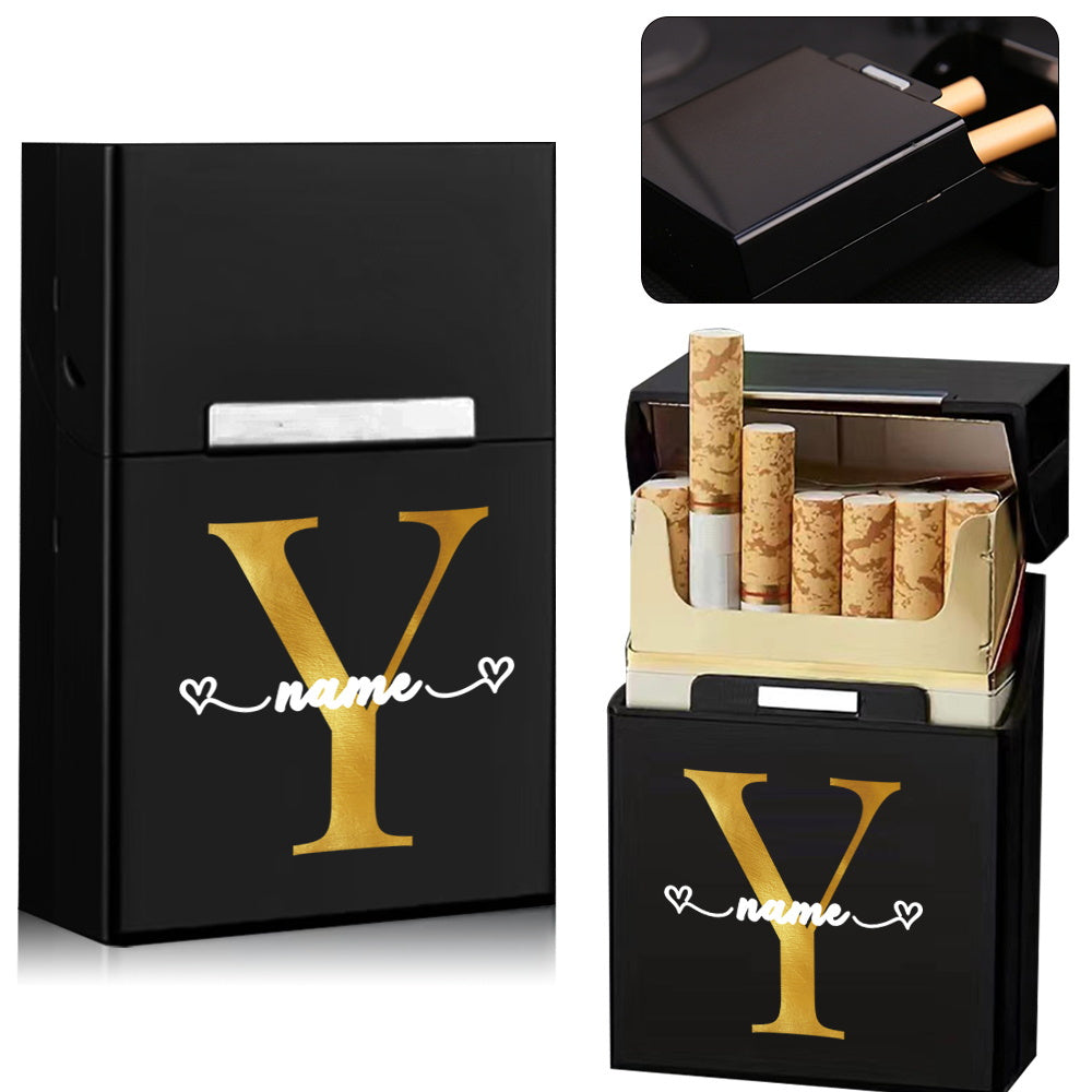 Personalized Metal Cigarette Case Water-Resistant Travel Organizer for Men