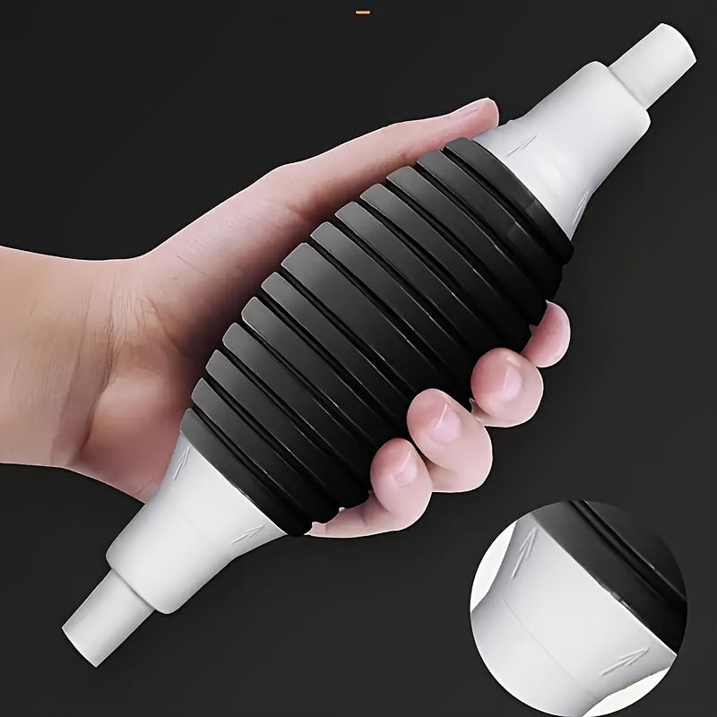 Portable Straw Pump with Flexible PVC Hose for Gas Oil Water Transfer