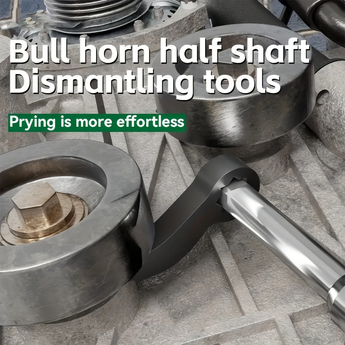 Automotive Disassembly Tool Half Axle Puller Pry Bar 3/8 Inch Drive