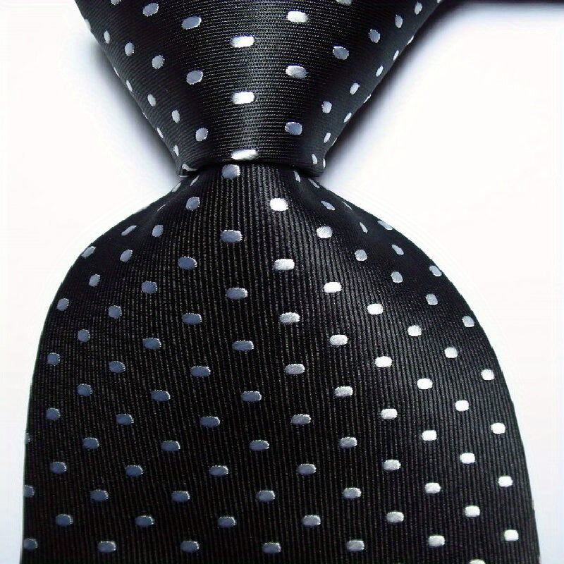 Erkaklar uchun Necktie to'plami Jacquard to'qilgan 9cm Plaid Tie qizil, sariq, ko'k, qora bilan