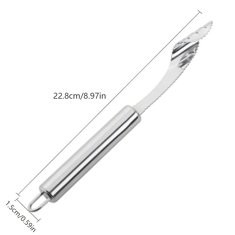 Набор для удаления семян перца из нержавеющей стали: два в упаковке, простой в использовании резак для болгарского перца, необходимый кухонный инструмент для чили, халапеньо и зеленого перца