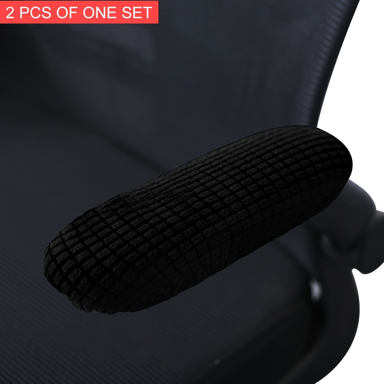 2-Pack Stretchable Polar Fleece Armchair Slipcovers Elastic Band Machine Washable