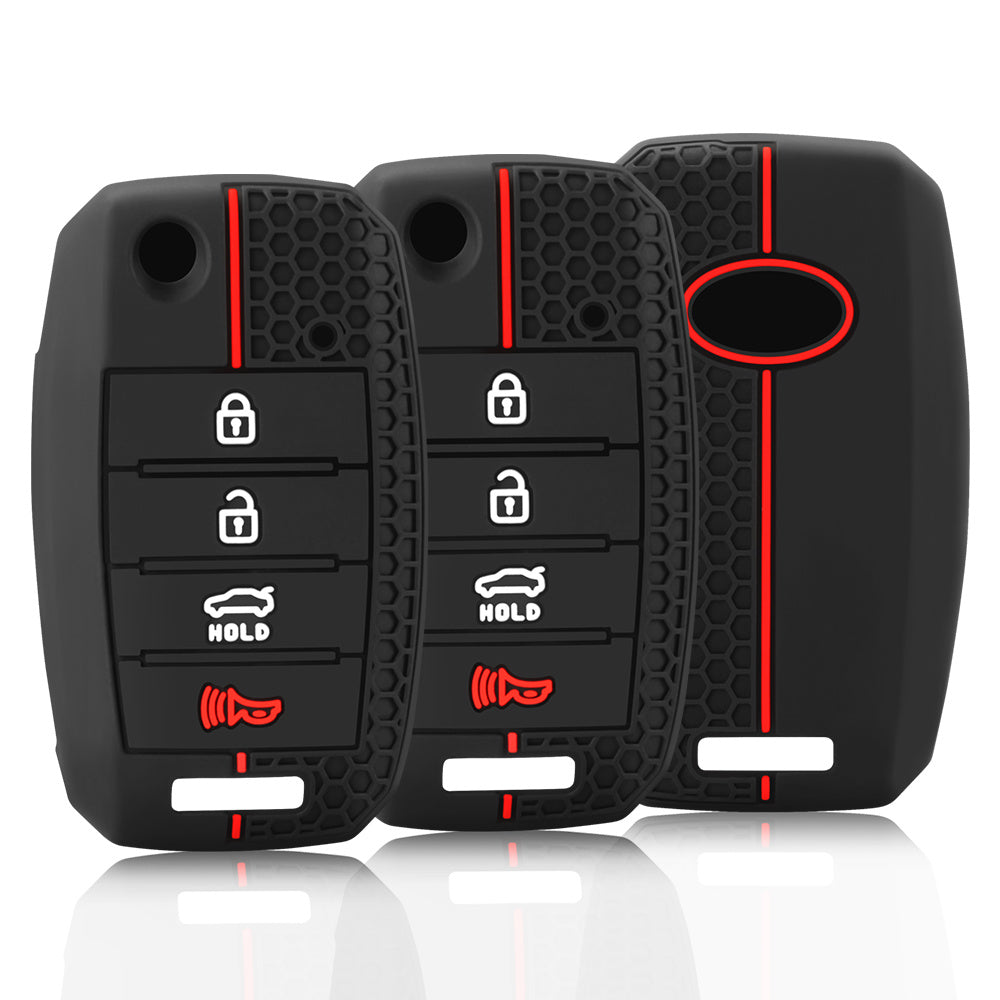 Universal Silicone Car Remote Key Cover Shell for Kia Vehicles