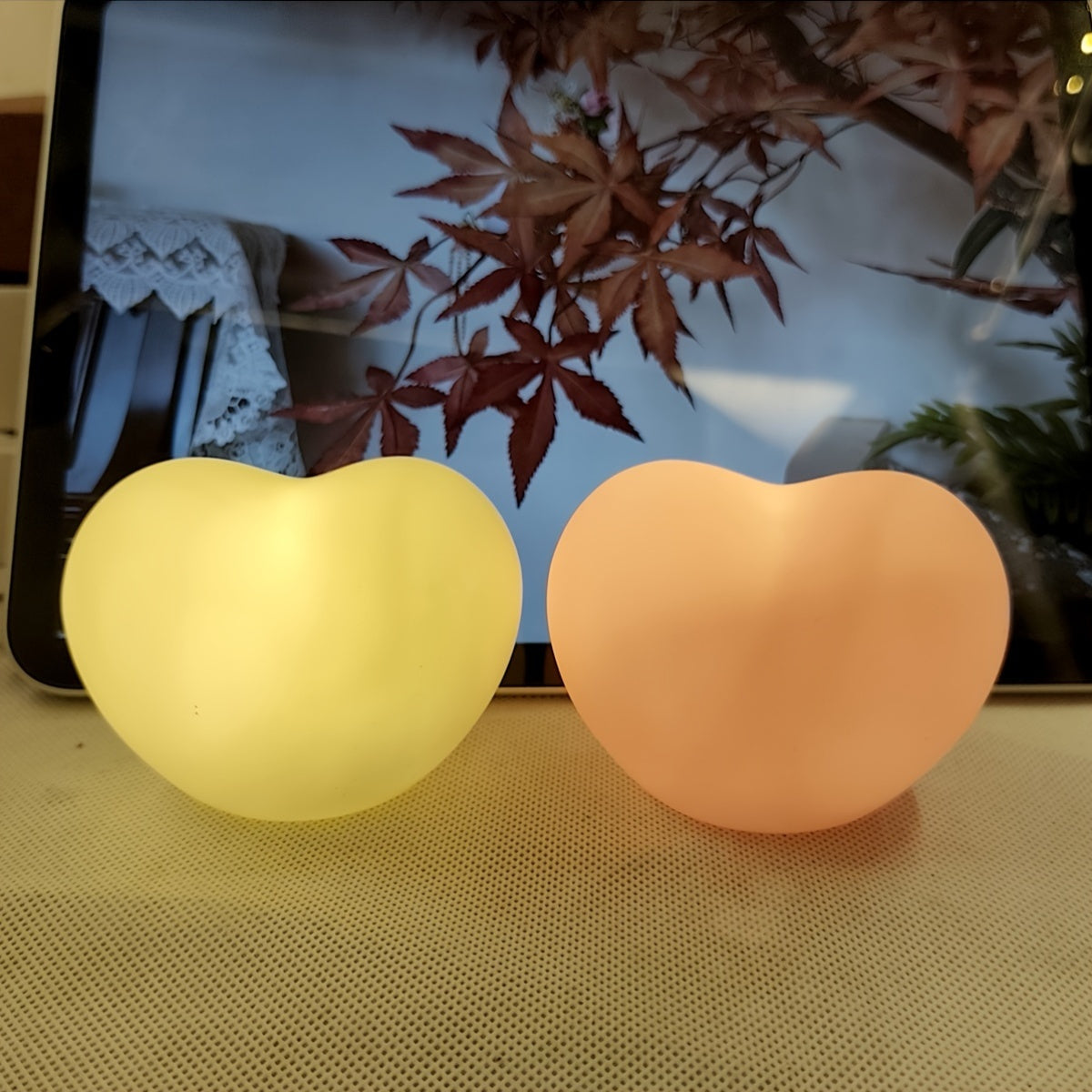 Heart-Shaped LED Night Light for Bedroom Decor and Parties