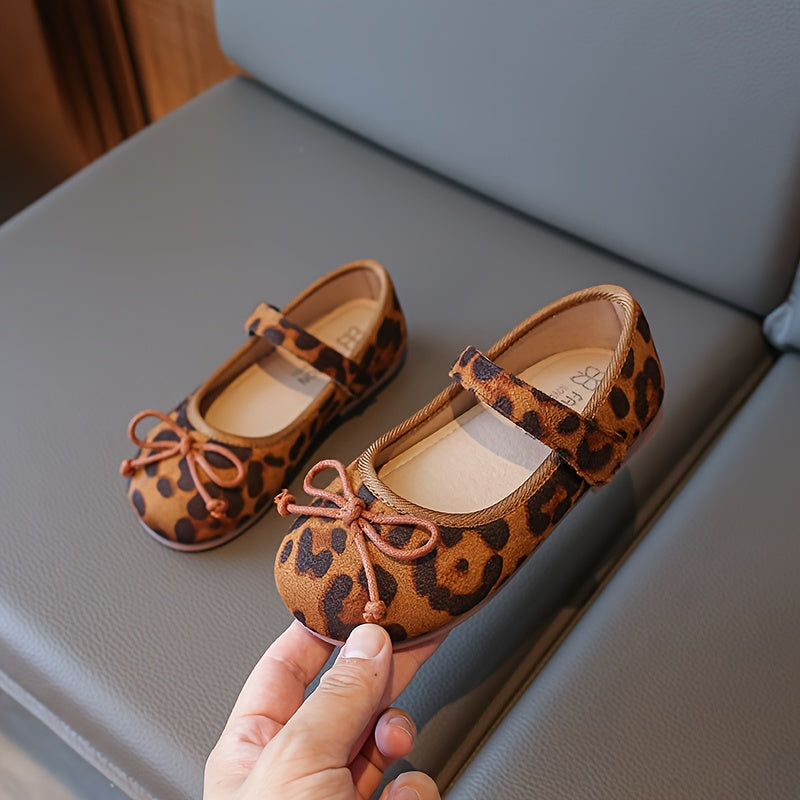 Zapatos planos brillantes con degradado para niñas y chicas, suela de goma, casual, primavera y otoño