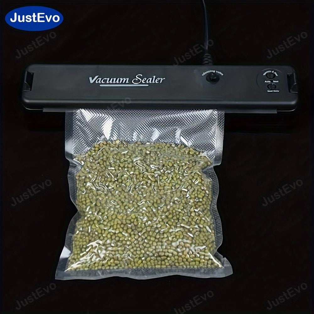 Компактная машина для вакуумной упаковки продуктов - Упаковывает сухие и влажные продукты - Включает стартовый набор