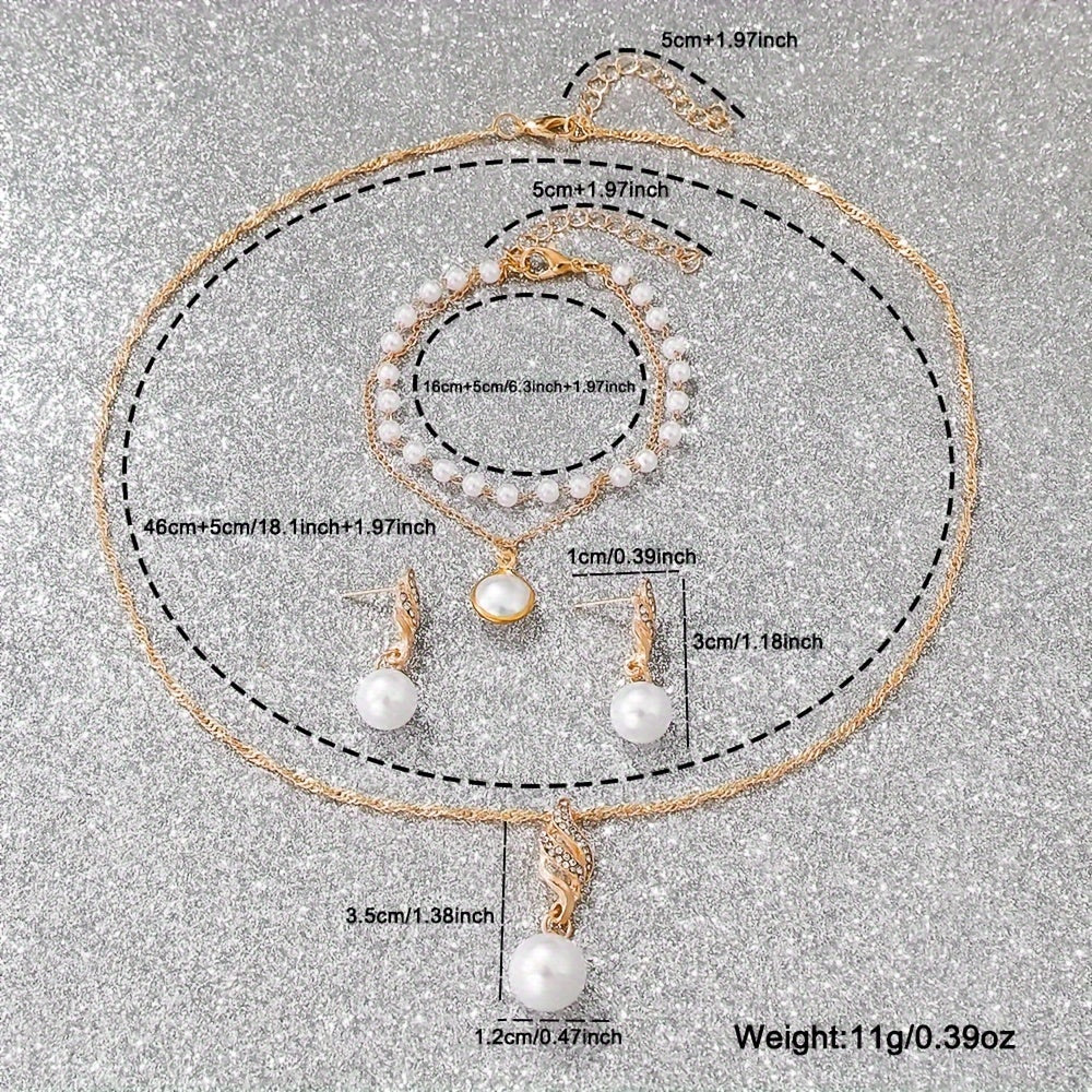 Women's Boho Style Quartz Watch and Jewelry Set with Faux Leather Strap and Zinc Alloy Case