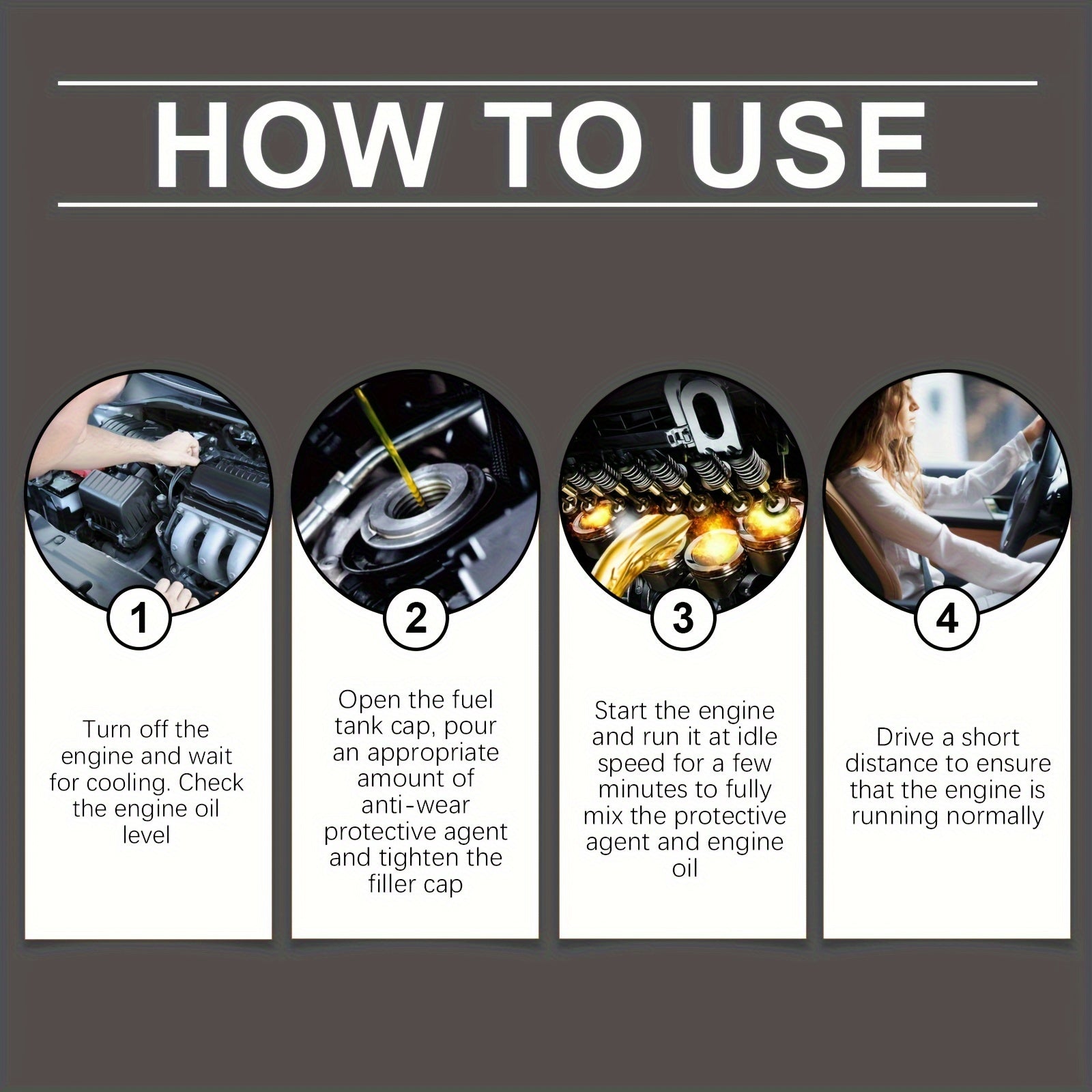 Engine Anti-Wear Protector Car Maintenance Rust Prevention Formula