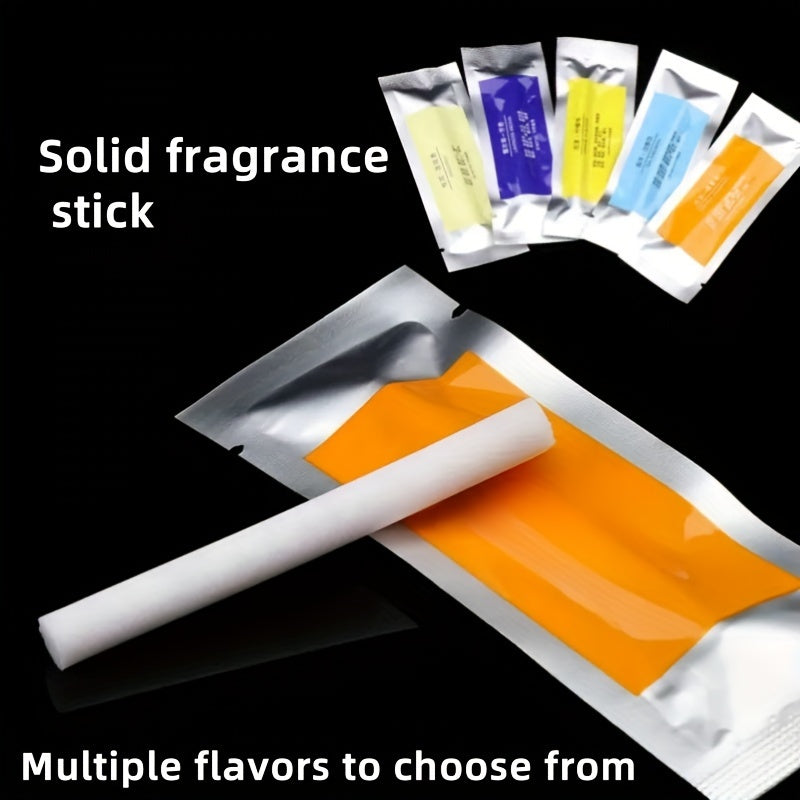 6 Pieces Car Air Freshener Aluminum Alloy Diffuser with 5 Refills Odor Eliminator