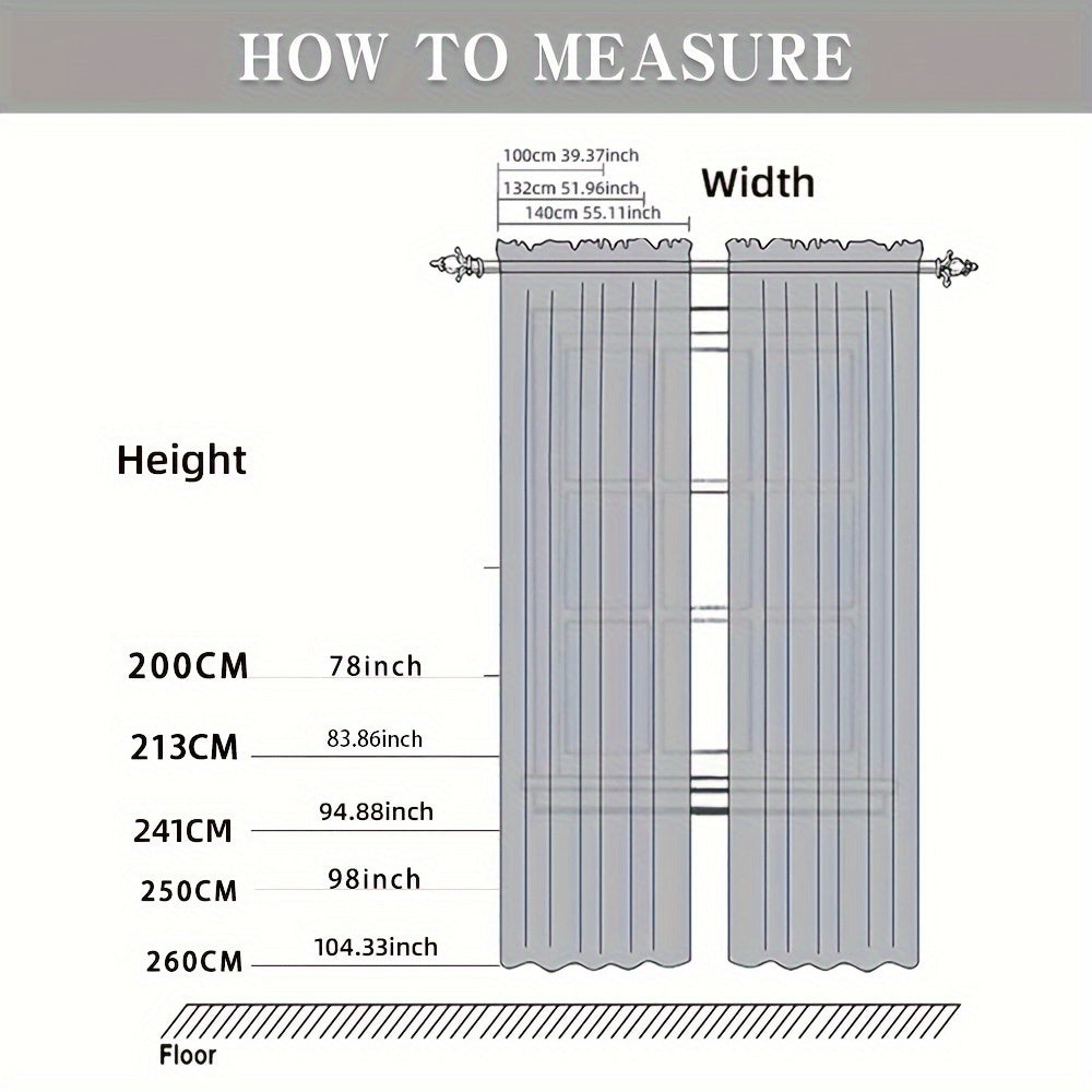 Golden Jacquard Sheer Curtain for Living Room Bedroom Balcony Home Decor 1 Piece