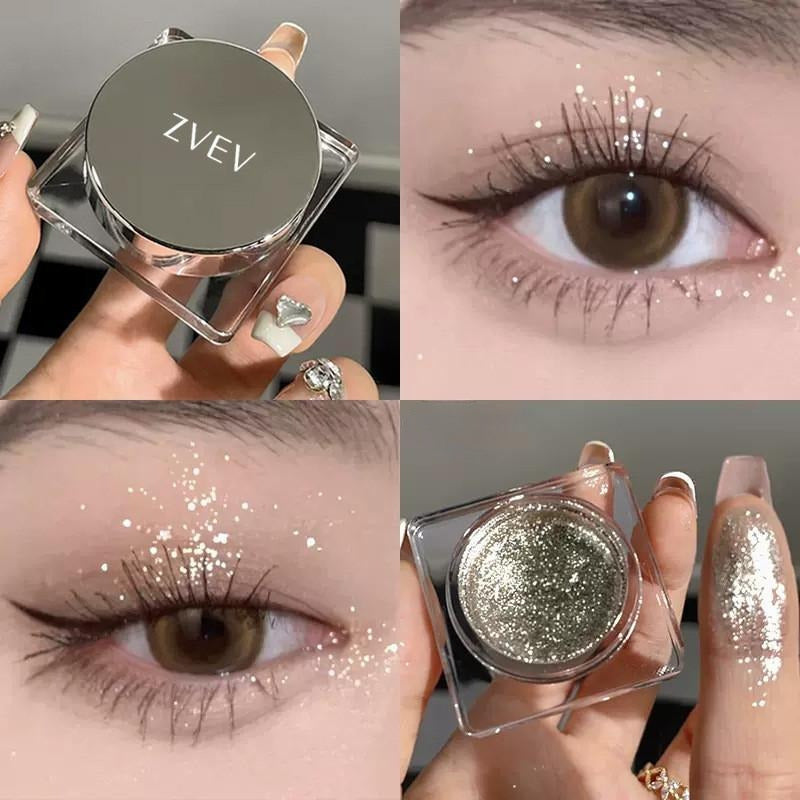ZVEV Sparkling Gel Ko'zoynak, qora, oltin va kumush ranglarda porlaydigan qirralar va metall tugatishlar bilan. Sahna ko'rinishlari uchun ajoyib va 14-fevral, kuz uchun ajoyib sovg'a.