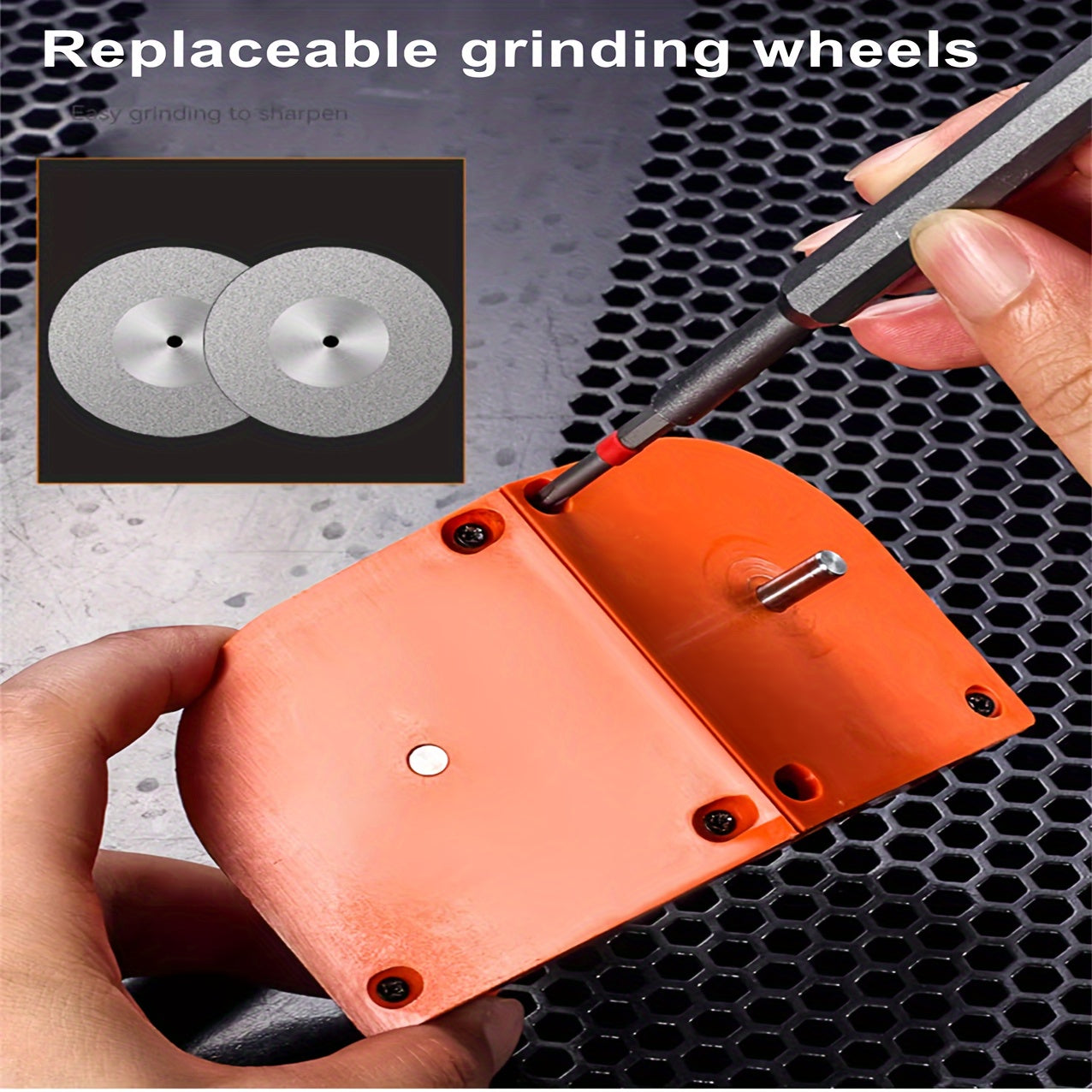 Portable Electric Drill Bit Sharpener for All Drill Sizes and Tools