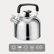 Stainless Steel Whistle Kettle 4L Capacity for Gas Electric and Ceramic Stoves