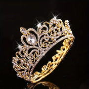 To'ylar, promlar va bayramlar uchun nafis rhinestone tiara taqoni
