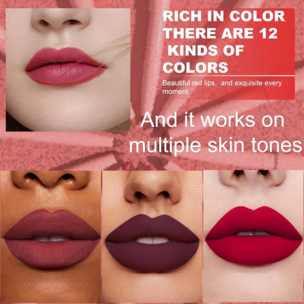 Lip Liner Pen Set 6pcs Waterproof Long-Lasting Non-Fading Makeup