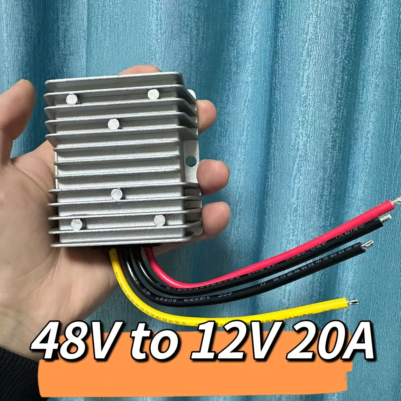 48V to 12V DC Voltage Converter for Electrical Hard Wiring