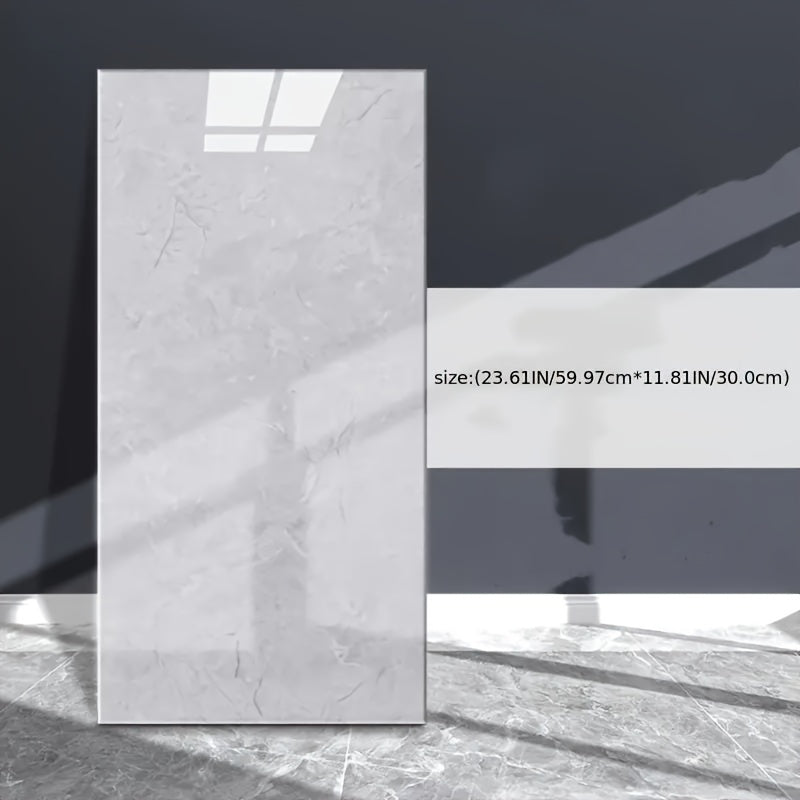 3D Marble Peel and Stick Wall Tiles Waterproof Vinyl Self-Adhesive Texturizing Decor