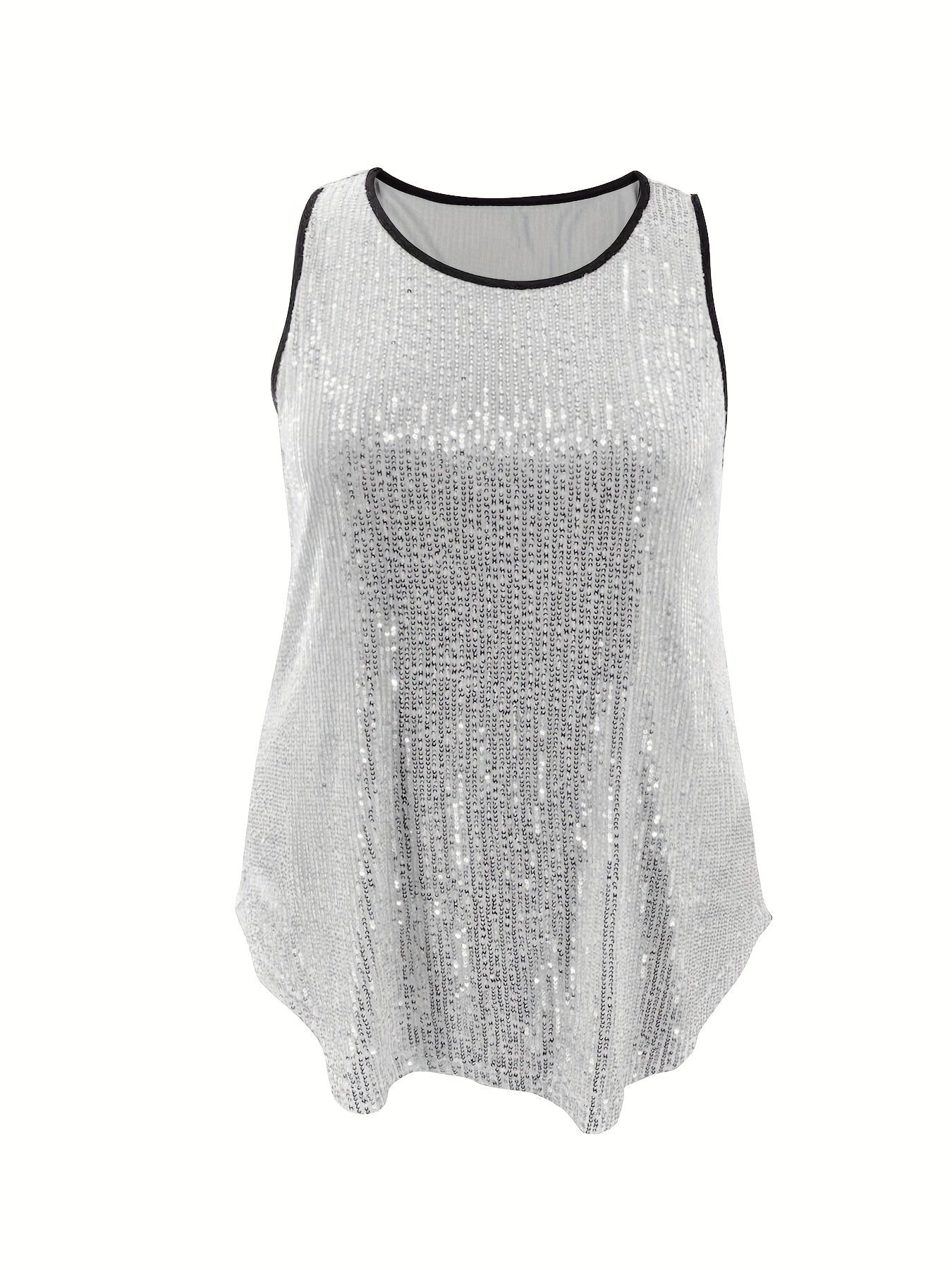 Camiseta sin mangas de algodón para mujer talla grande verano casual