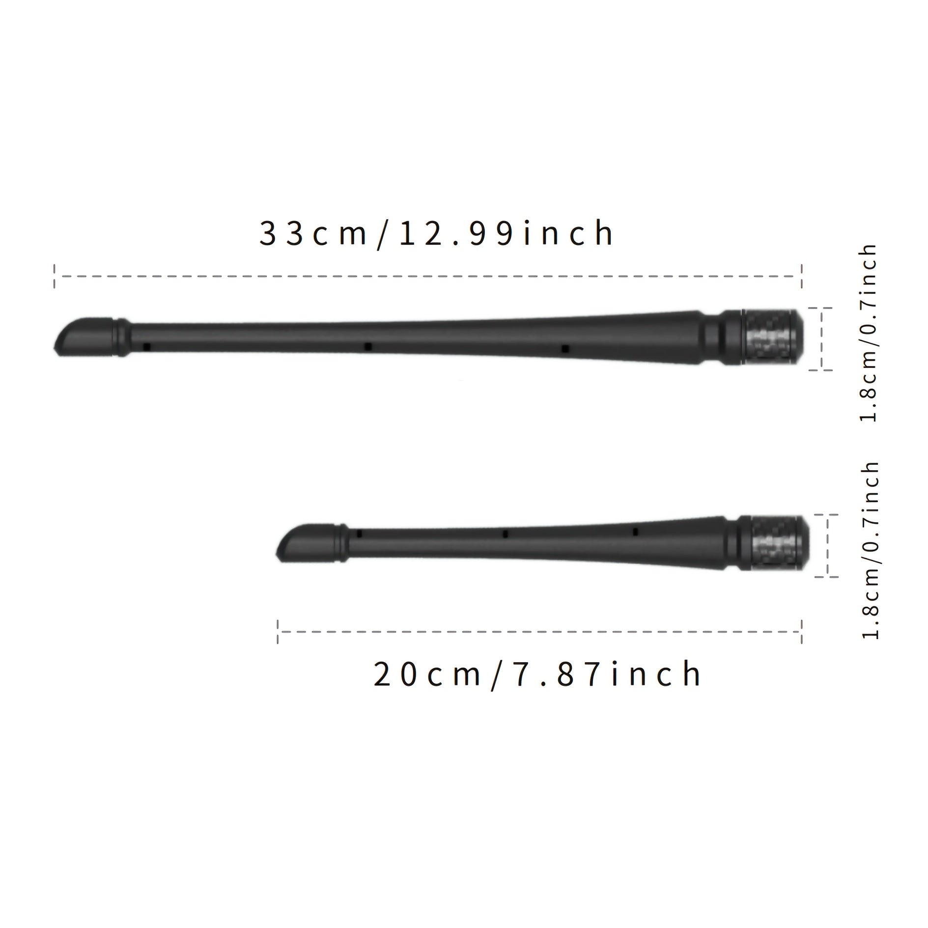 Universal Rubber Car Antenna Enhances FM/AM Reception, Flexible Bending