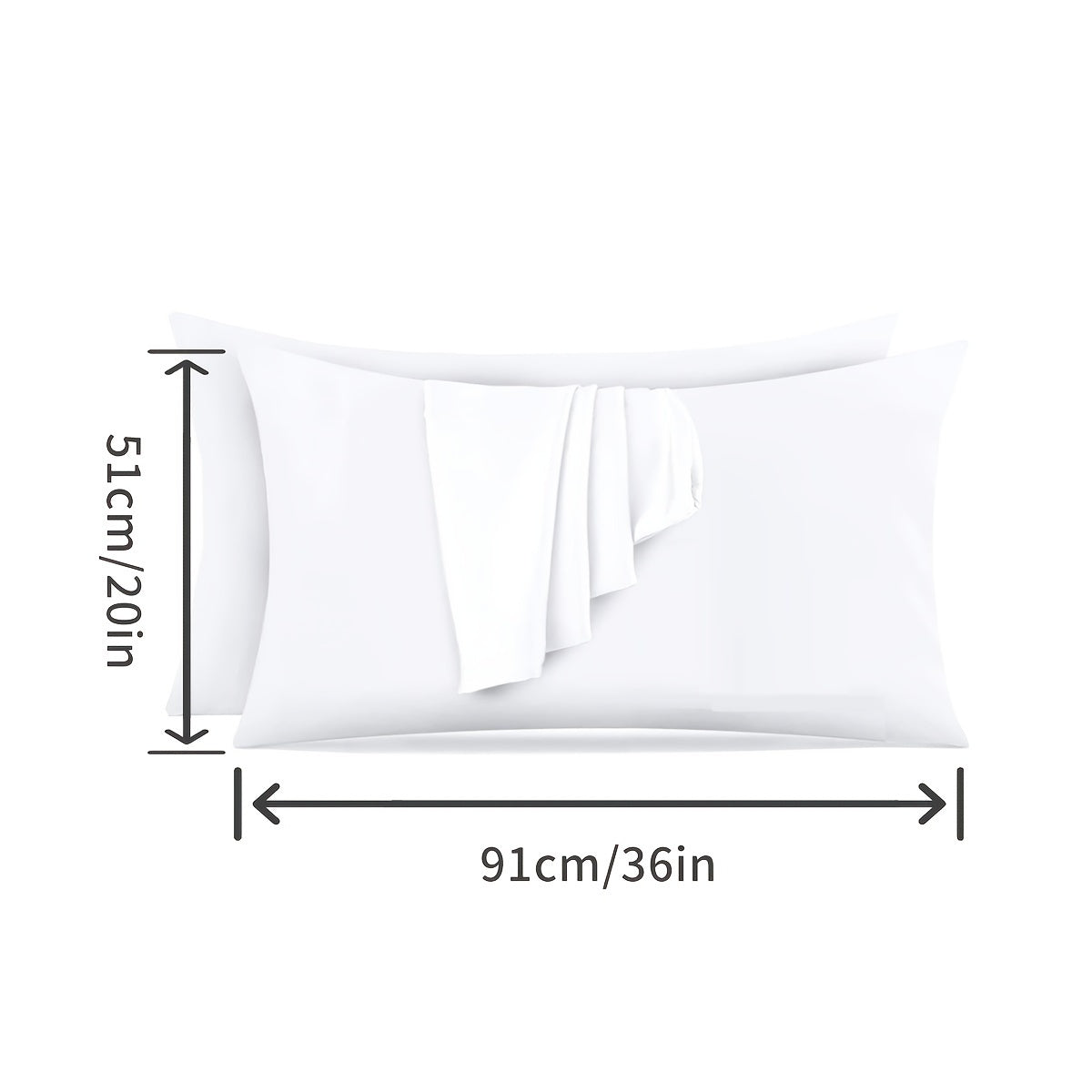 Waterproof Stain-Resistant Pillowcase Super Soft Thickened and Enlarged Design