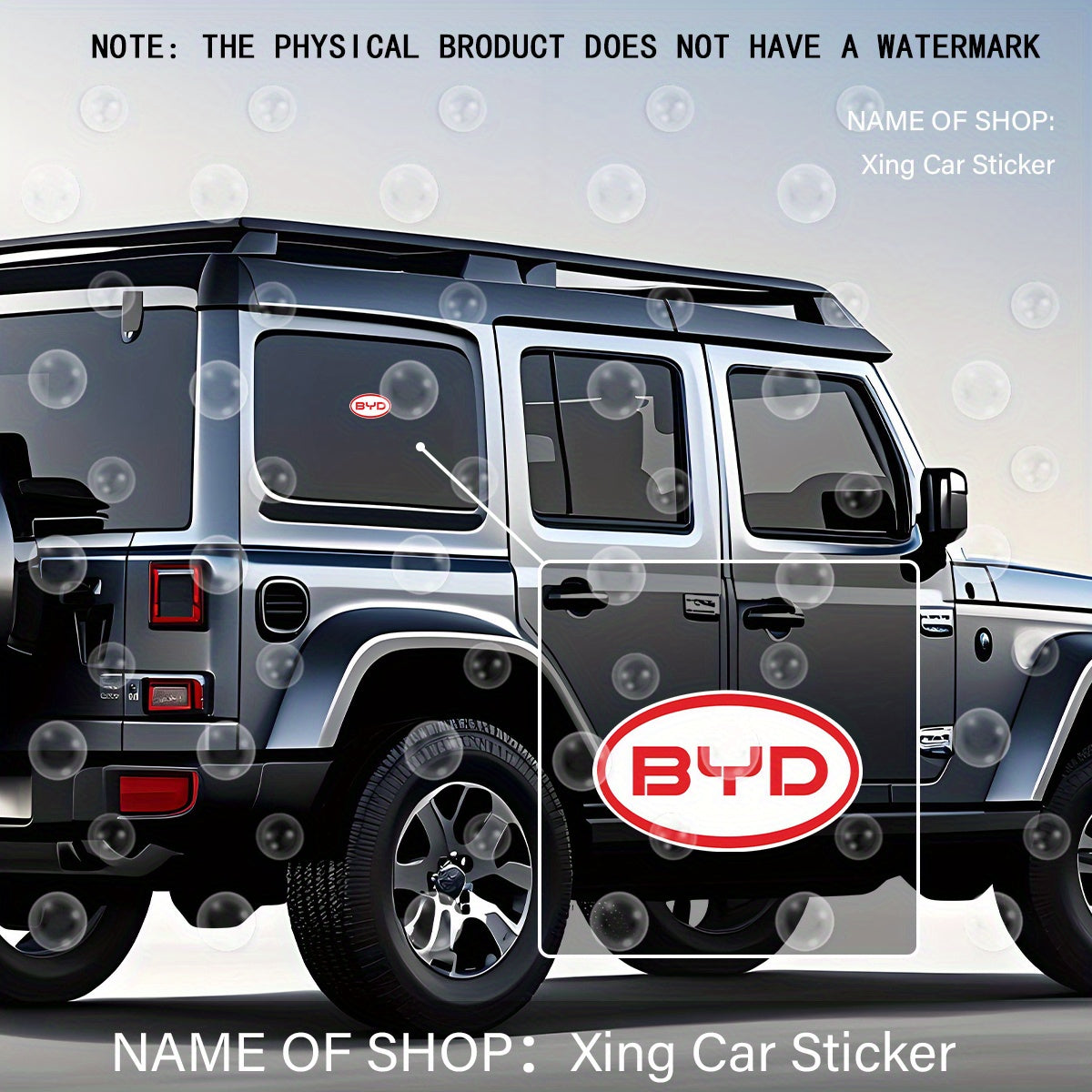 Waterproof Vinyl Sticker Scratch-Resistant Decal for Cars Laptops and More