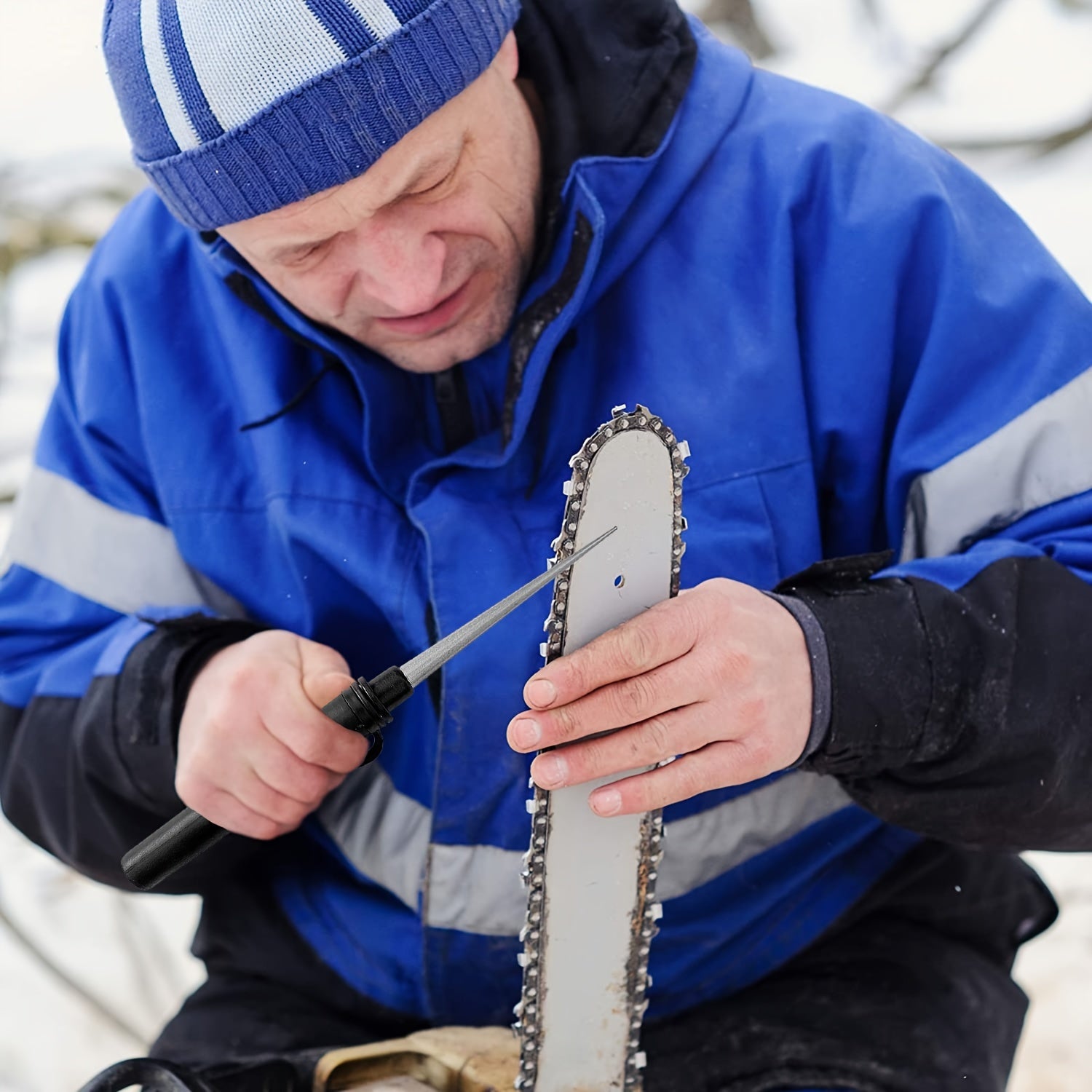 Piedra de afilado de diamante portátil con varilla retráctil para anzuelos de pesca, cuchillos, hojas, caza y pesca al aire libre