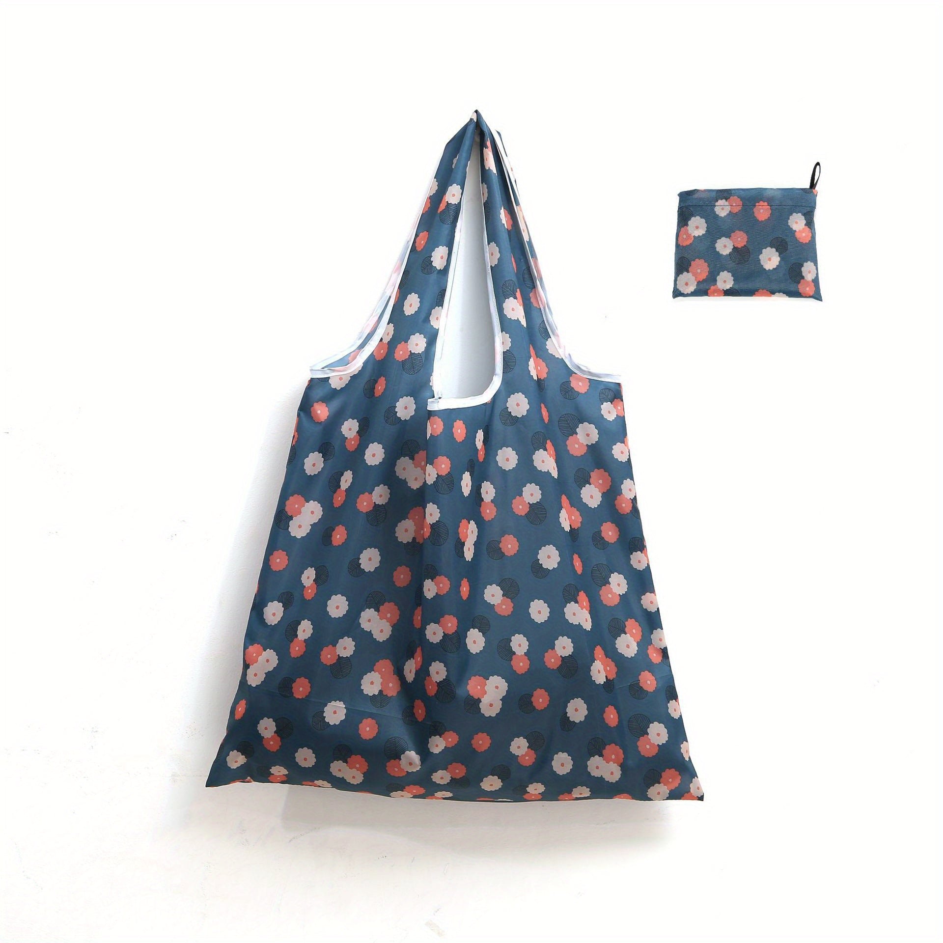 Large Capacity Reusable Oxford Cloth Shopping Bag with Portable Hand-held Storage