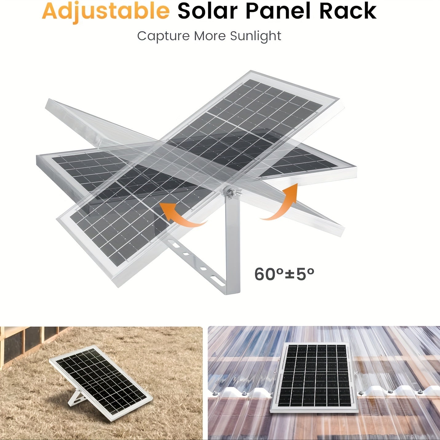4-Inch Solar Exhaust Fan with 6W Solar Panel and Mounting Bracket