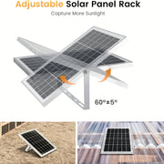 4-Inch Solar Exhaust Fan with 6W Solar Panel and Mounting Bracket