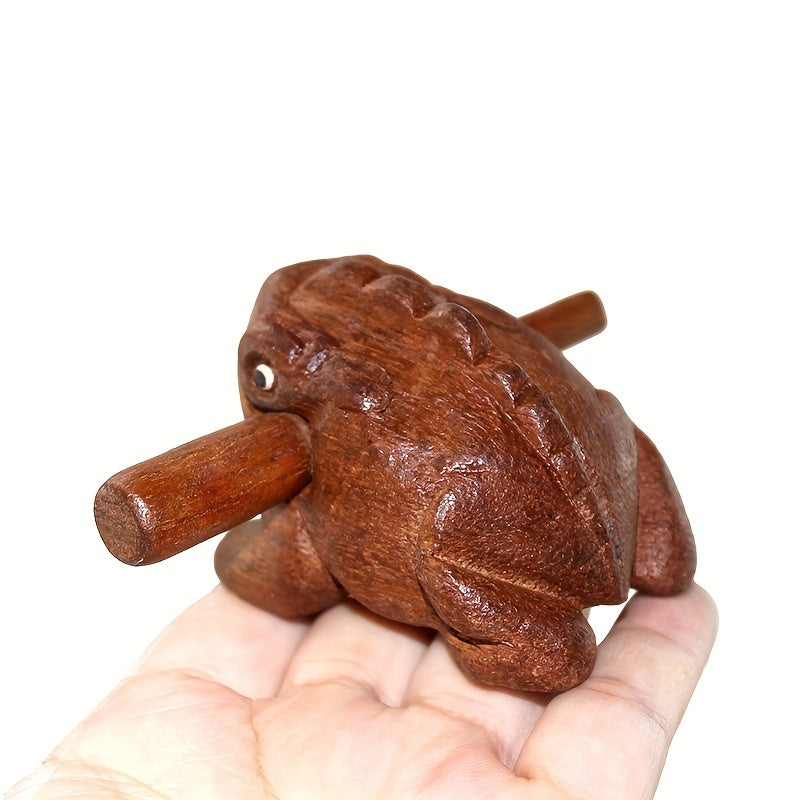 Guiro de madera africana hecho a mano, instrumento musical tradicional para Eid y entusiastas de la música