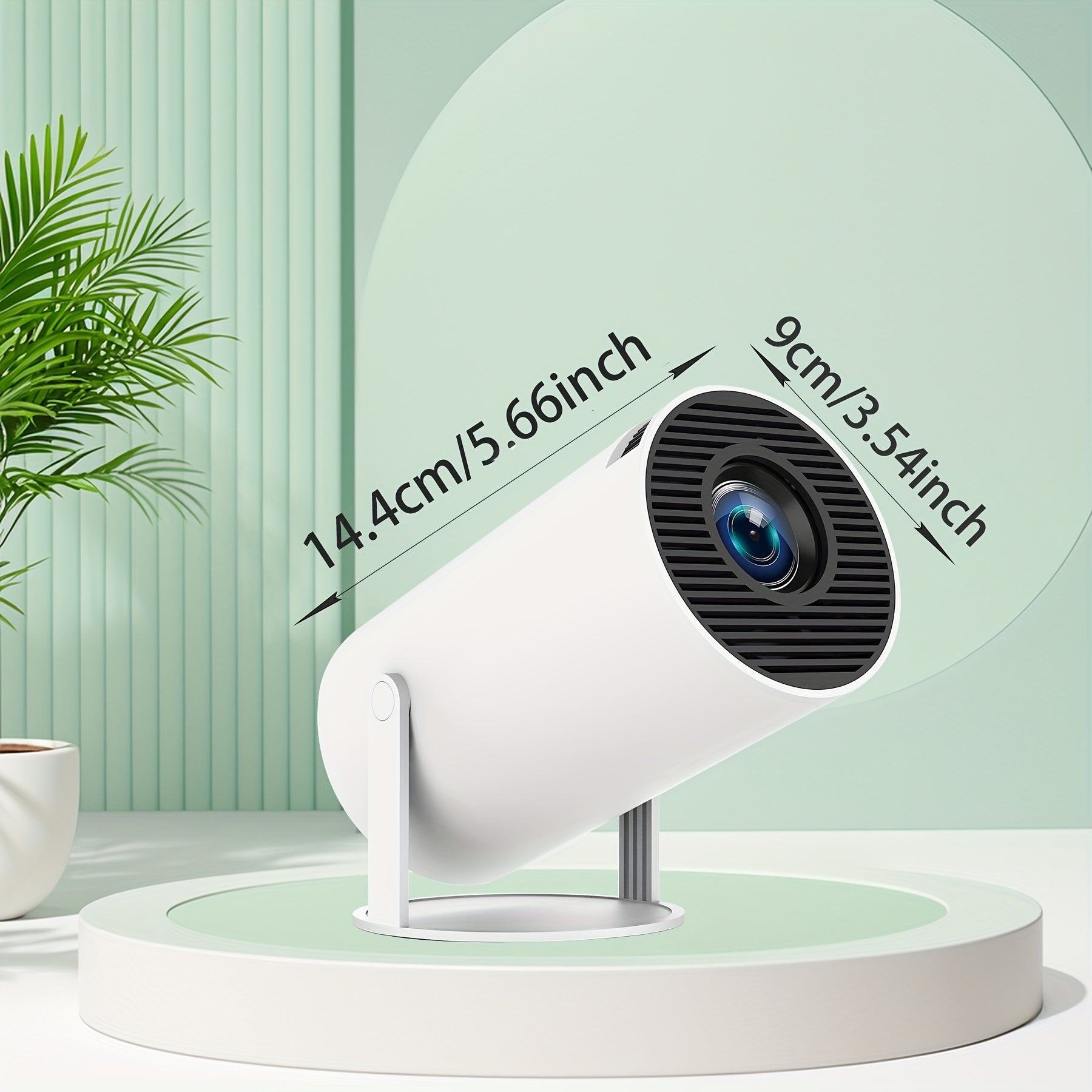 Proyector inalámbrico portátil 4K UHD Android WiFi para hogar y exterior