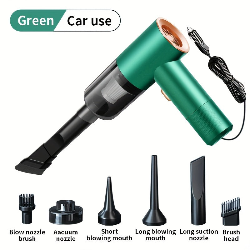 Aspiradora de coche 3 en 1 con función de soplado, 12V, succión potente