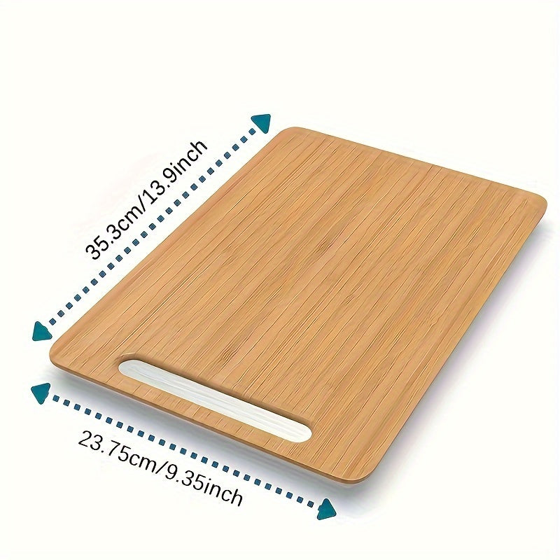 Wooden Kitchen Tray for Countertops with Bamboo Design for Coffee Makers and Toasters