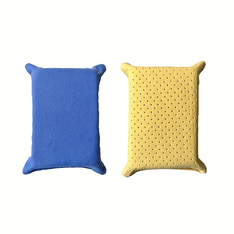 Paquete de 2 esponjas de microfibra grandes para eliminar la niebla de ventanas, para limpiar cristales y espejos