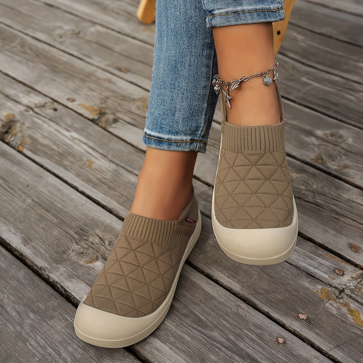 Zapatillas ligeras para mujer de estilo casual para todas las estaciones