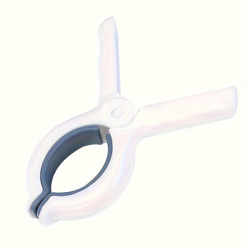 Juego de 6 grandes clips de viento antideslizantes ganchos de plástico no marcantes para colgar toallas