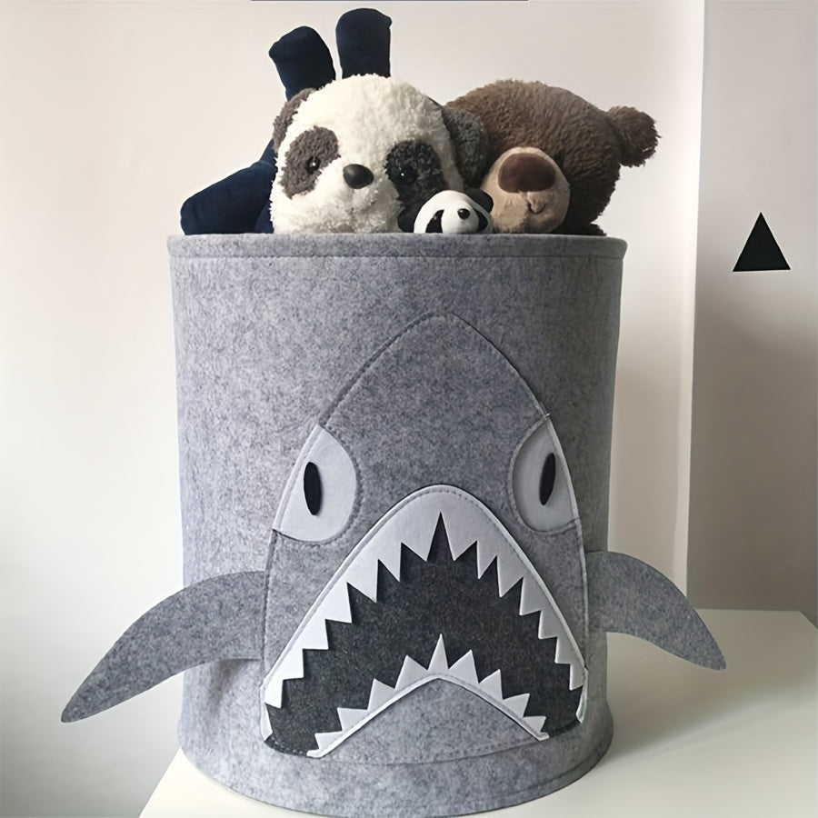 Cartoon Animal Laundry Hamper Large Foldable Storage Bin for Kids Toys and Nursery Clothes