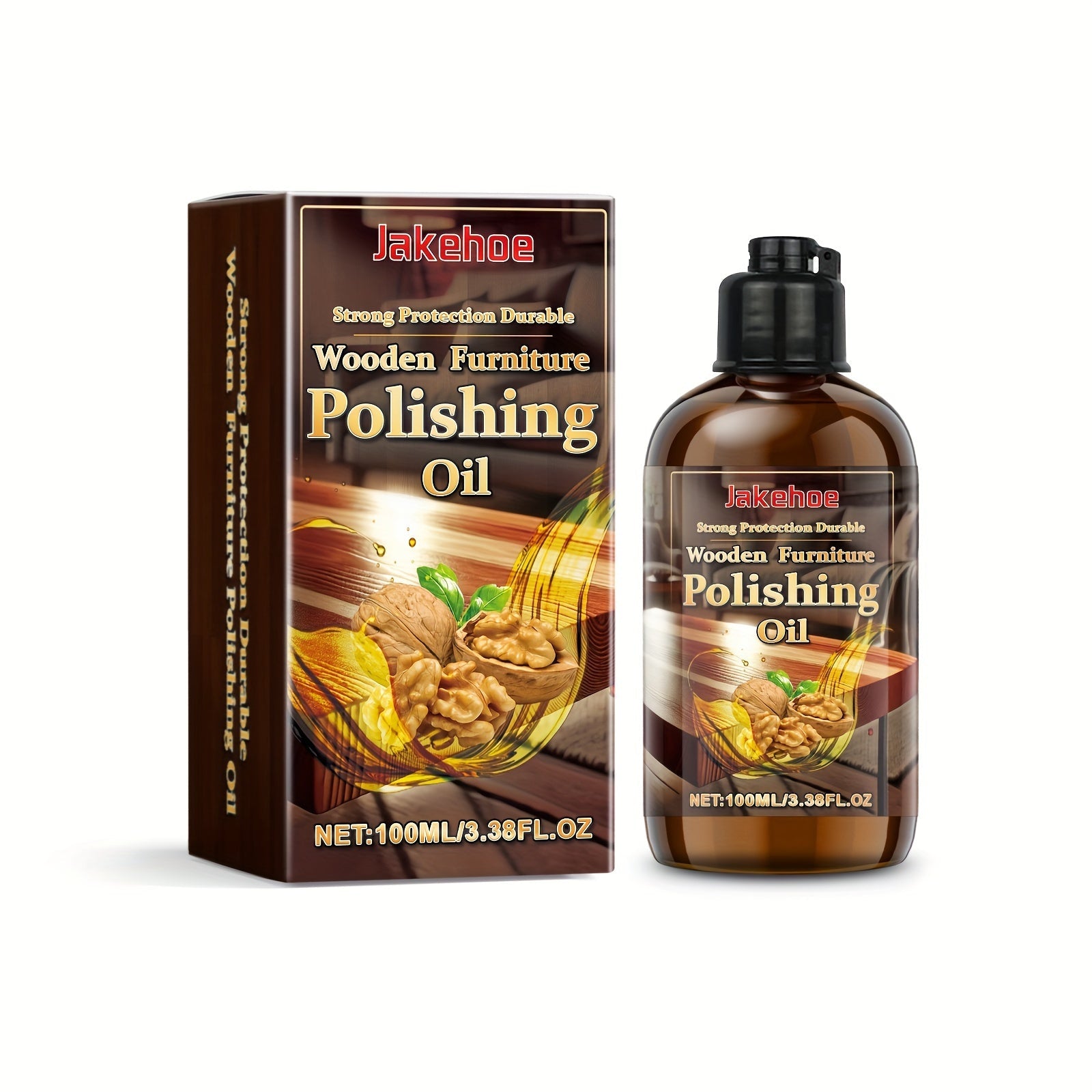Wood Furniture Polish Oil for Shine and Protection, Suitable for Floors and Surfaces
