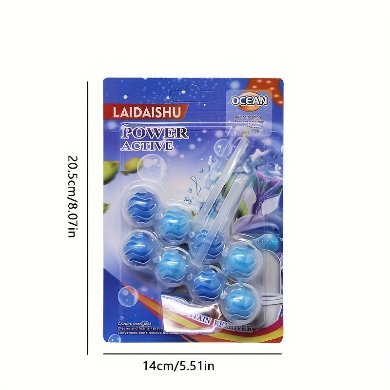 16 Automatic Toilet Cleaning Balls Odor Neutralizer No Electricity Bathroom Freshener