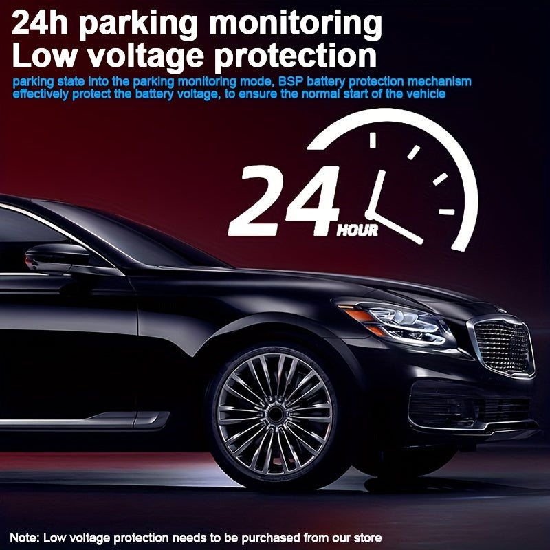 Dual Lens Car Dashcam 1080P and 480P Night Vision Interior Front Camera