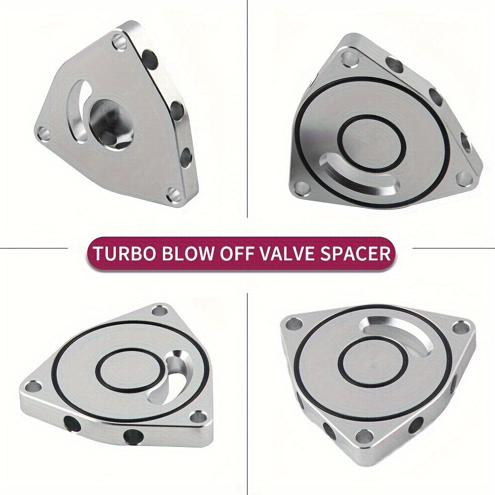 Aluminum Alloy Blow Off Valve Spacer for Car Turbo Engines in Red Blue Black Silver