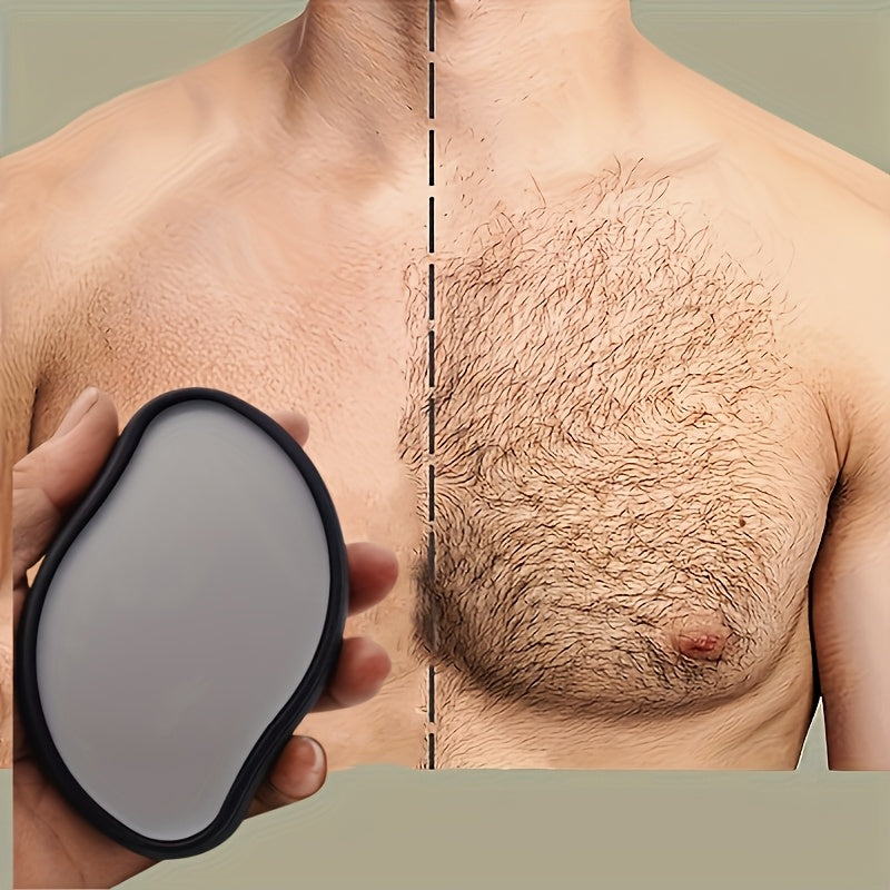 Унисекс инструмент для удаления волос из нано-стекла с кристаллами для безболезненного удаления волос на ногах