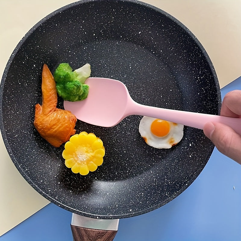 5-6 ta silikon spatulalar to'plami, tort kremi qirqish va pishirishda yog' surtish uchun mukammal. Ushbu asboblar oziq-ovqat darajasida bo'lib, shuningdek, cho'tka ham o'z ichiga oladi, bu esa ularni muhim oshxona asboblari va aksessuarlar qiladi.