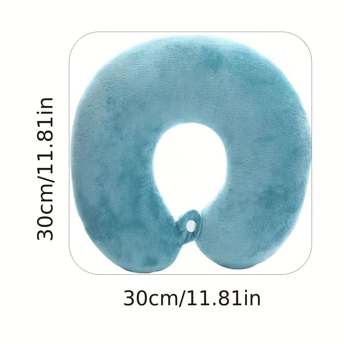 Soft U-Shaped Travel Neck Pillow for Airplanes and Car Rides
