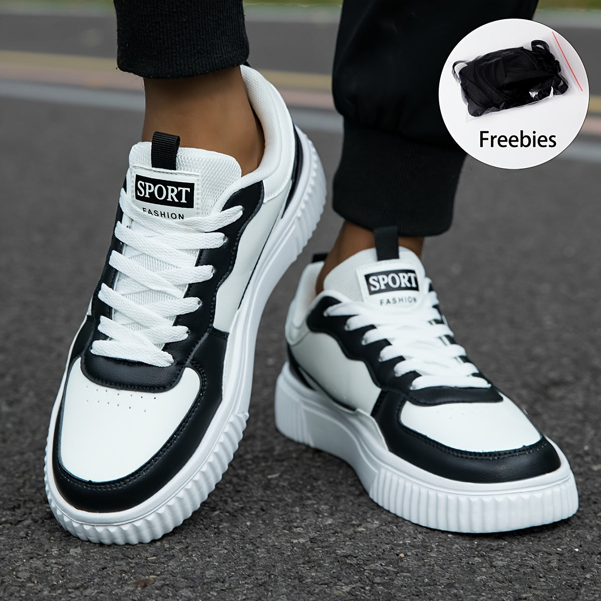 Erkaklar uchun yangi moda krossovkalari, vintage/ko'cha uslubida, barcha mavsumlar uchun nafas oladigan va qulay, shoelace bilan yopish.