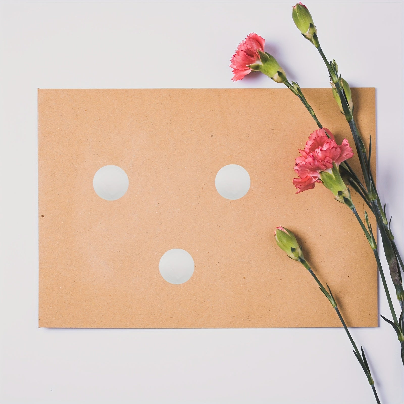 1000 piezas de rollo de 1.9cm de etiquetas de papel de aluminio plateadas para marcar documentos