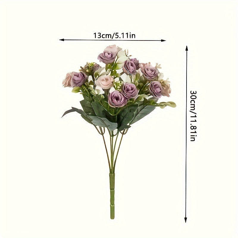 Artificial Rose Bouquet for Weddings Birthdays Home Decor 12 Stems