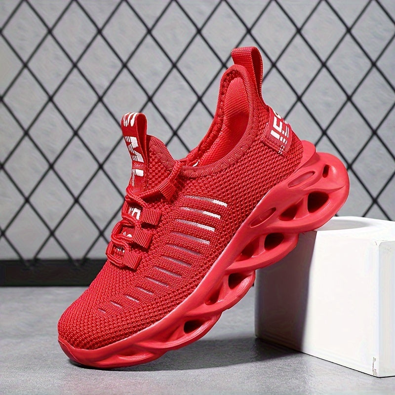 Yigitlar uchun kundalik sport poyabzali, shokni yutuvchi EVA taglik bilan, sirpanmaydigan, pastki qismi mato yuqori qismi