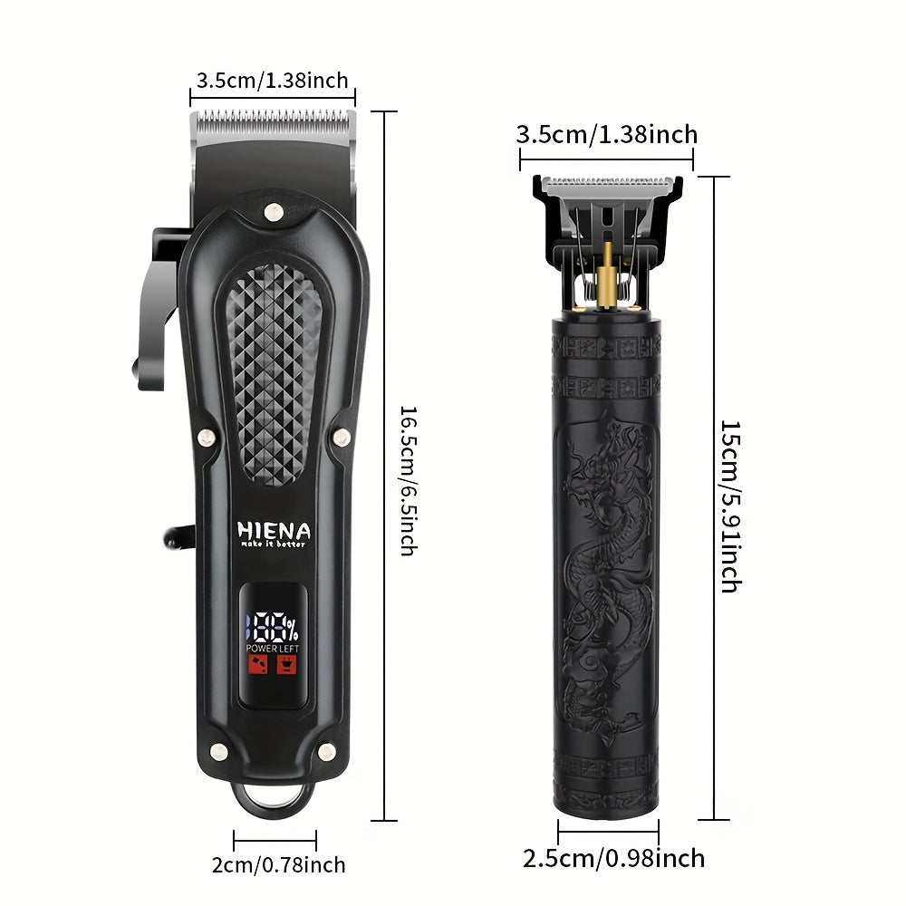 Cortapelos profesional para hombres inalámbrico con batería de litio recargable por USB 1500mAh regalo